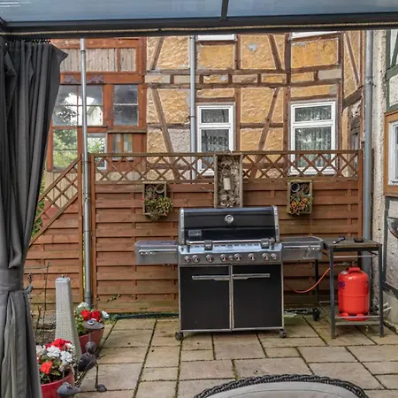 Vogelnest Zentral In Mit Pool 公寓 米尔豪森