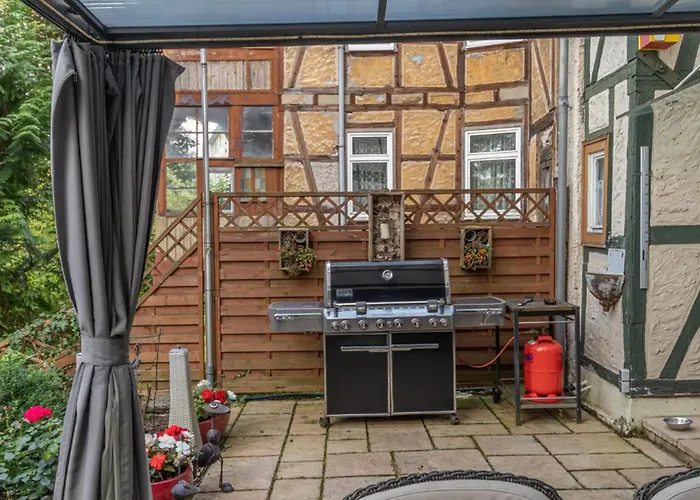 Vogelnest Zentral In Mit Pool 公寓 米尔豪森